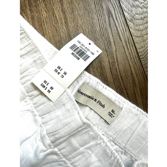 Abercrombie Women's Linen-Blend Pull-On Pant - NWT - Picture 6 of 8